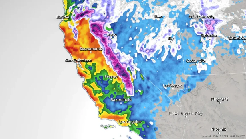 California Braces for Back-to-Back Storms: Flood and Landslide Warnings Issued